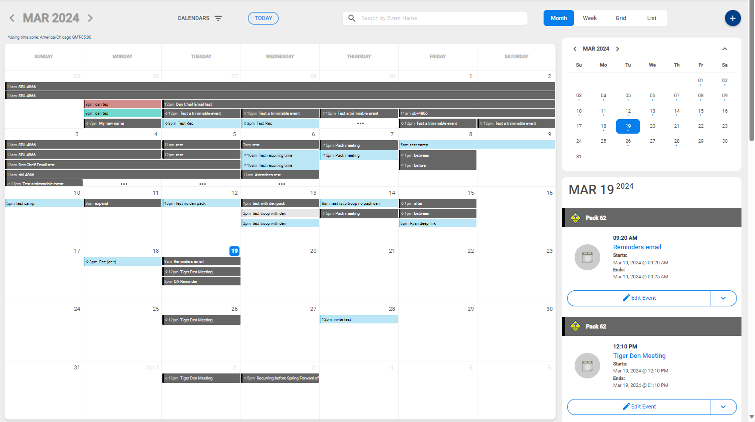 Using Scoutbook Plus Calendar (SB)(IA) Scoutbook Knowledge Base